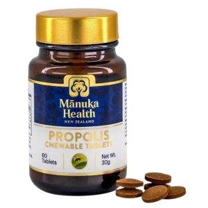 MANUKA HEALTH Comprimidos Mastigáveis de Própolis (60 comprimidos) - Viking Supplements