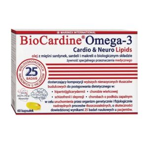 MARINEX BioCardine Omega-3 Cardio & Neuro Lipids (60 cápsulas) - Viking Supplements