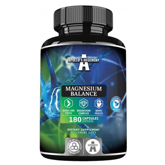 Equilíbrio de magnésio - 180 cápsulas vegetais - Viking Supplements
