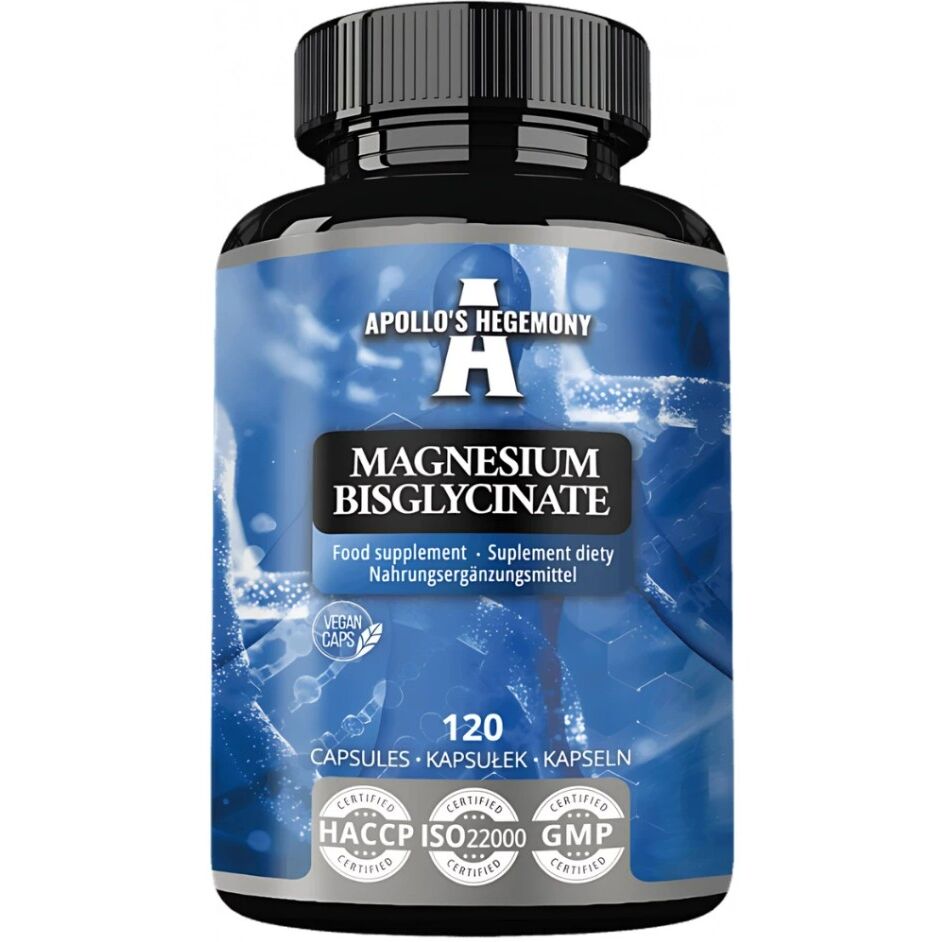 Apollo's Hegemony - Magnesium Bisglycinat + 120 vegetabilske kapsler