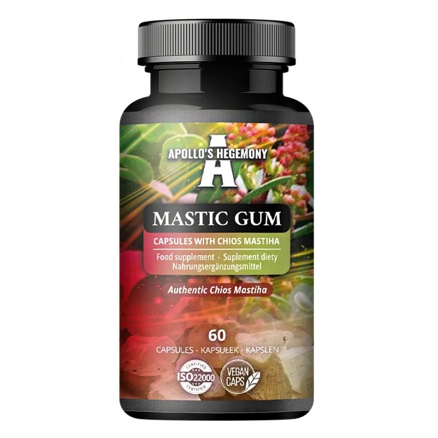 Apollo's Hegemony - Mastikgummi med Chios Mastiha + 60 vegetabilske kapsler