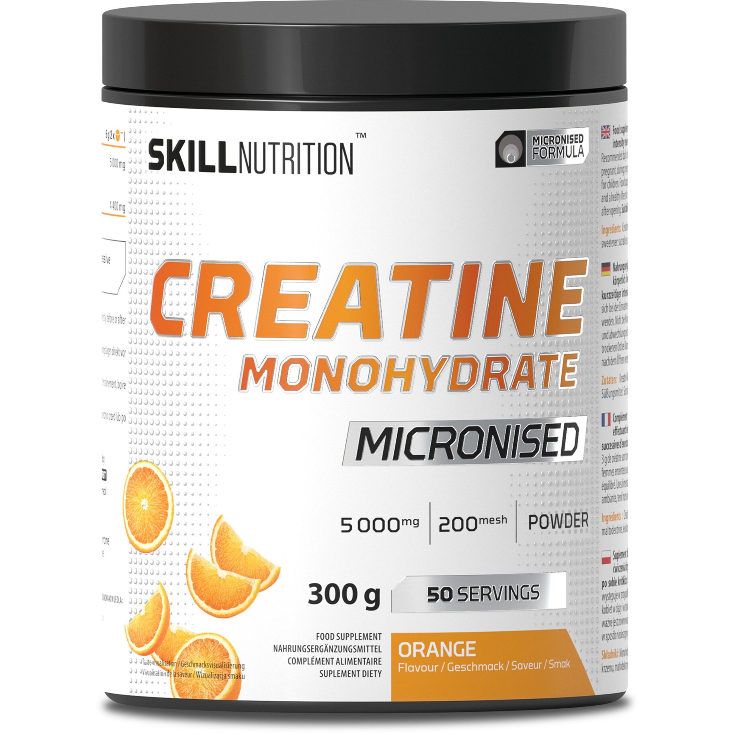 Monohidrato de creatina micronizado com sabor