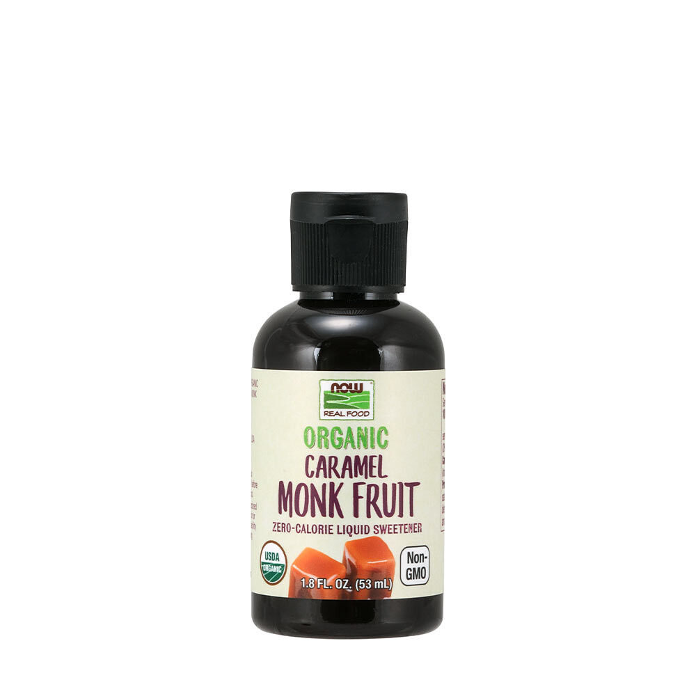 NOW Økologisk flydende munkfrugt 1,8 fl oz (53 ml, karamel)
