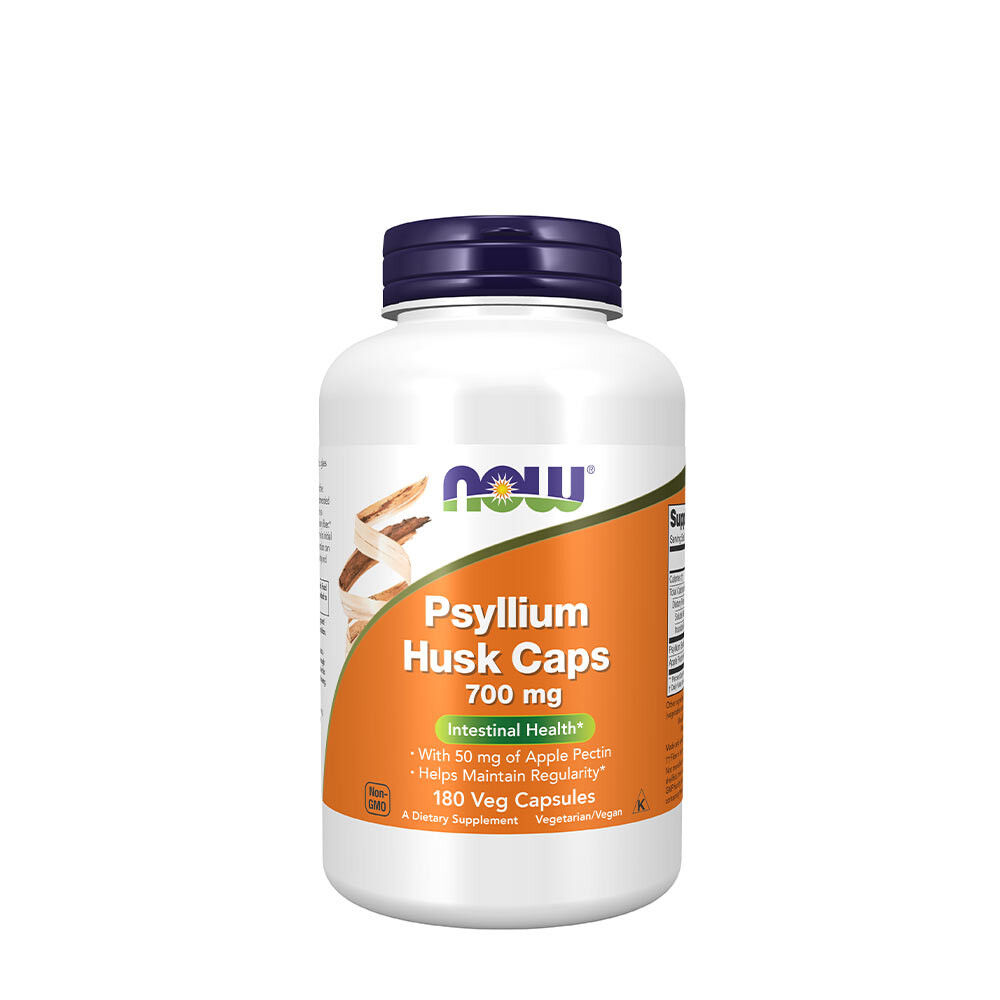 NOW Casca de psyllium 750 mg (180 cápsulas) - Viking Supplements
