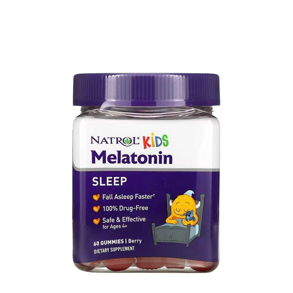 Gomas de melatonina com sabor a frutos silvestres da Natrol Kids (60 gomas)