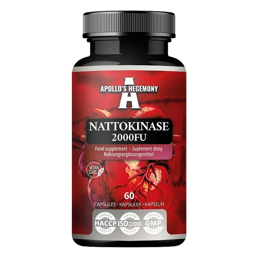 Apollo's Hegemony - Nattokinase 2000 FU + 60 kapsler