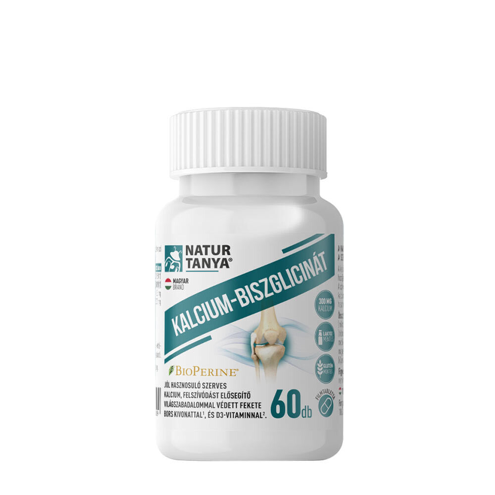 Natur Tanya Bisglicinato de cálcio (60 comprimidos) - Viking Supplements