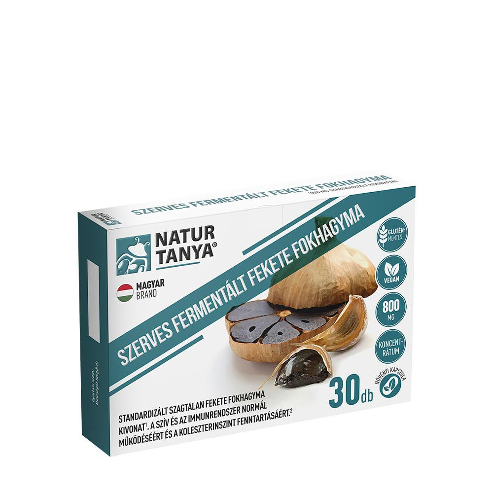 Alho Preto Fermentado Natur Tanya 800 mg (30 cápsulas) - Viking Supplements