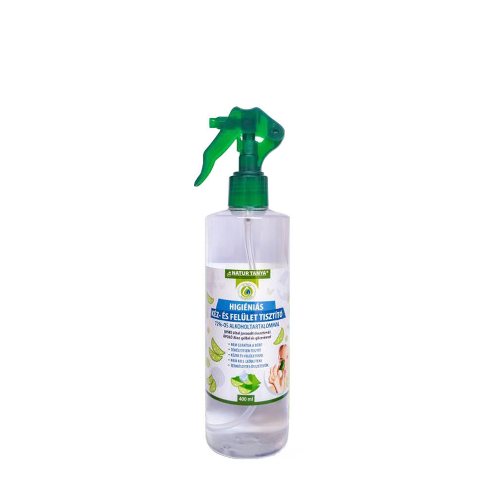Spray de limpeza higiénico para mãos e superfícies Natur Tanya (400 ml) - Viking Supplements