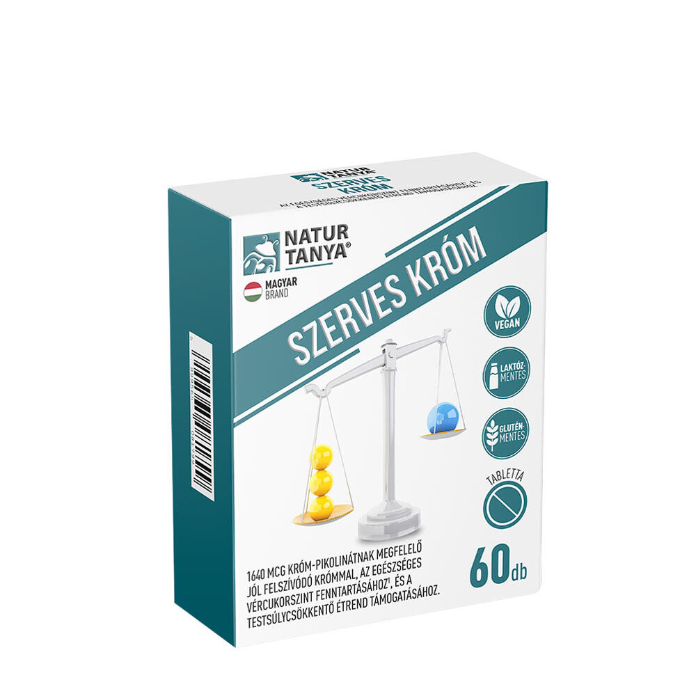 Natur Tanya Crómio Orgânico (60 comprimidos) - Viking Supplements