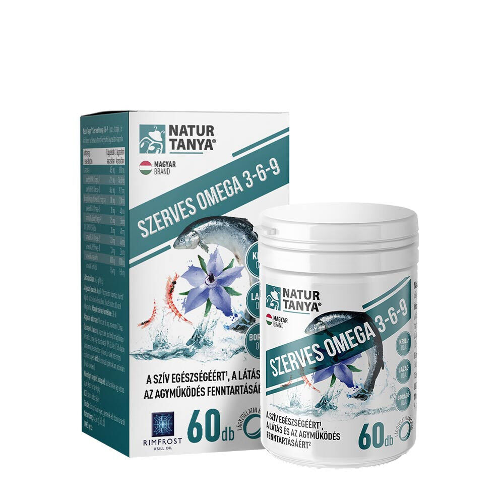 Ácidos Gordos Órgicos Omega 3-6-9 da Natur Tanya (60 cápsulas moles) - Viking Supplements