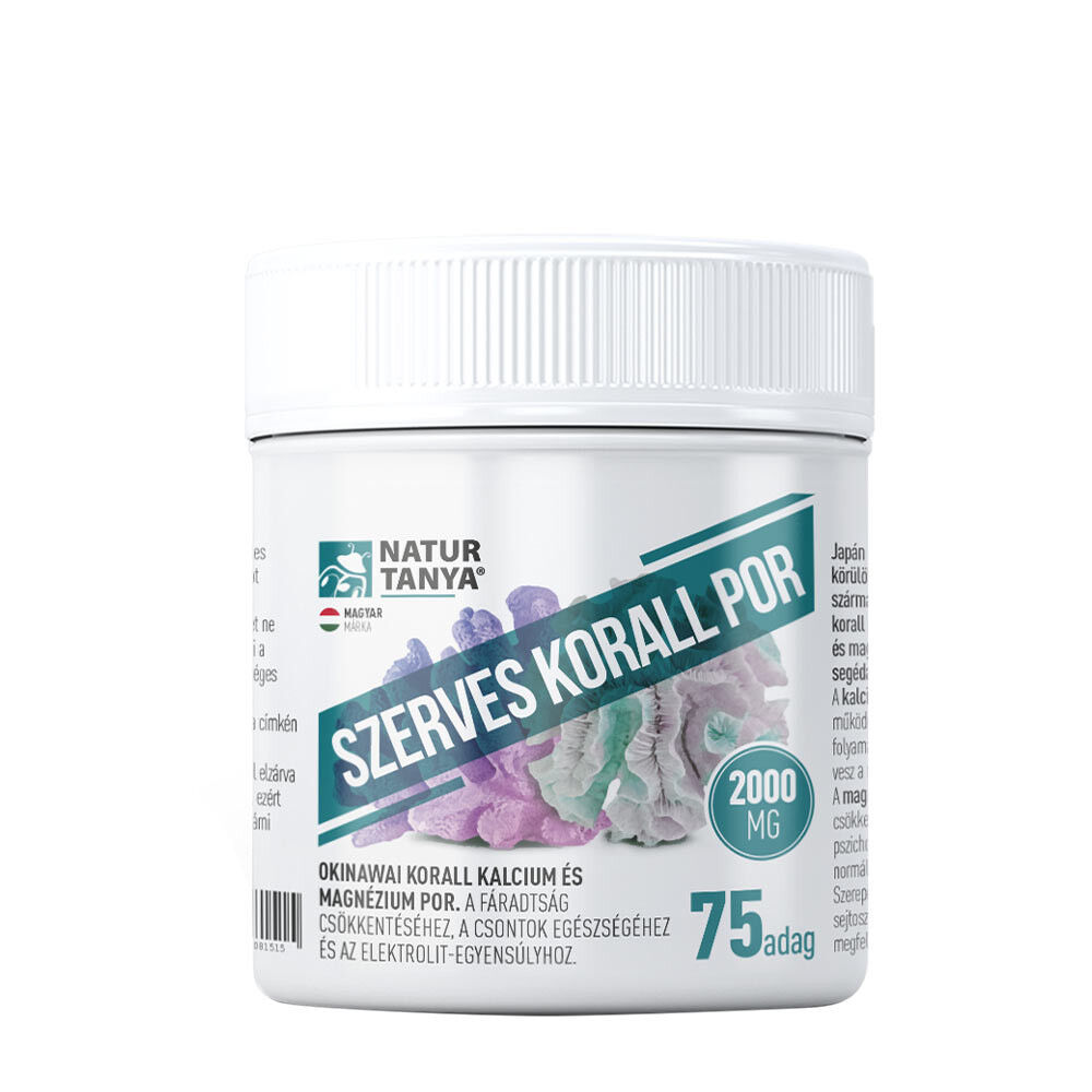 Natur Tanya Pó de Coral Orgânico (75 doses) - Viking Supplements