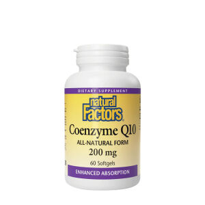 Natural Factors Coenzyme Q10 100 % Natural (60 Softgels) - Viking Supplements