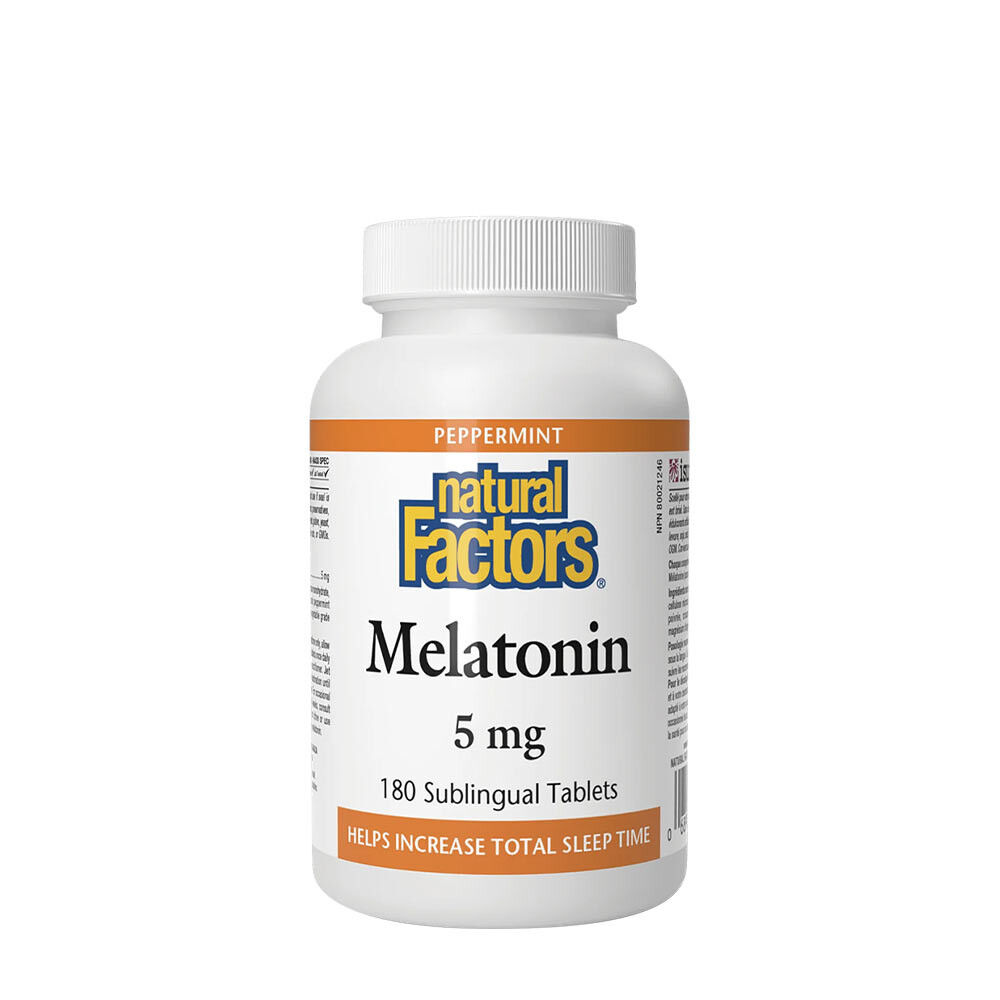 Natural Factors Melatonina 5 mg (180 comprimidos)