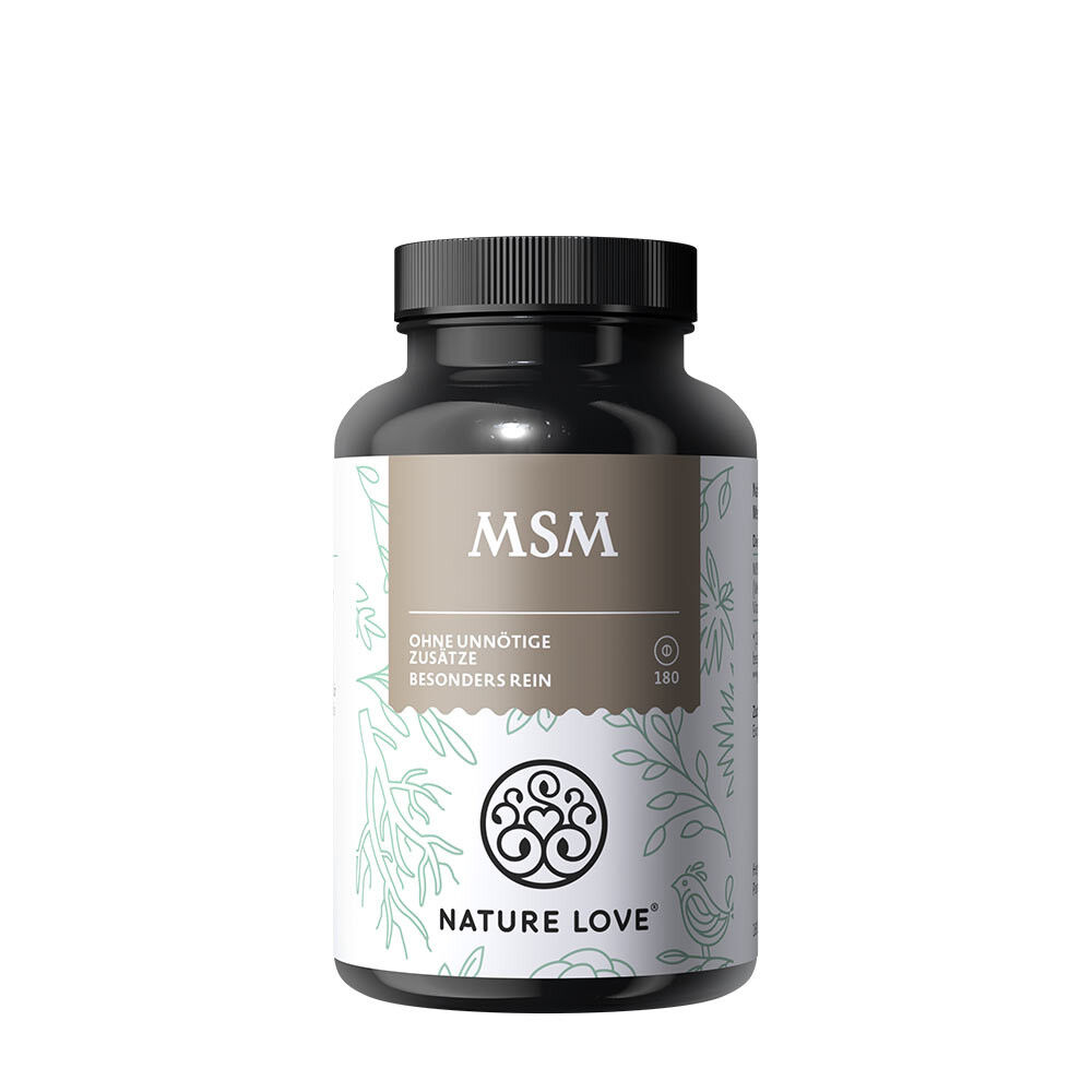 Nature Love MSM com Vitamina C (180 comprimidos) - Viking Supplements
