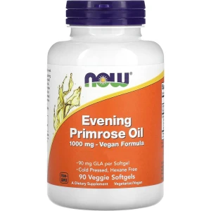 Now Foods Óleo de Onagra 1000 mg, 90 cápsulas vegetais - Viking Supplements