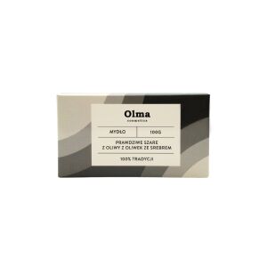 OLMA COSMETICS Sabonete de Azeite «True Gray» com Prata (100 g) - Viking Supplements