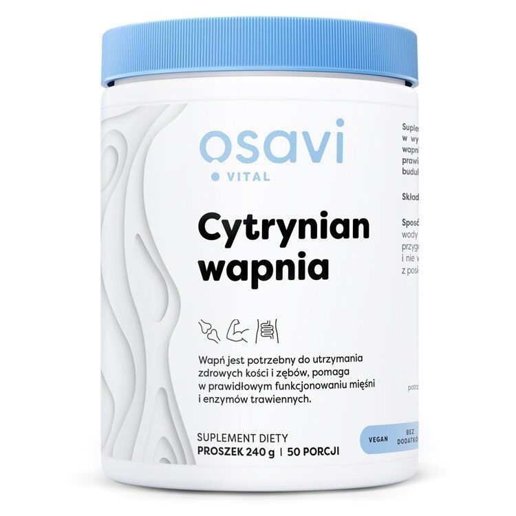 OSAVI Citrato de cálcio (240 g / 8,47 oz.) - Viking Supplements