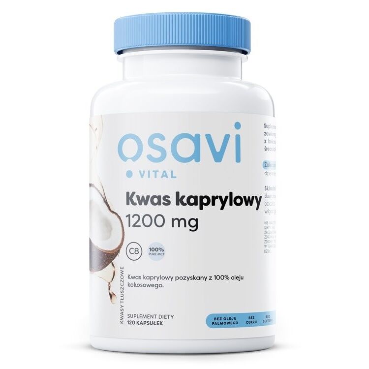 OSAVI Ácido caprílico 600 mg (120 cápsulas) - Viking Supplements