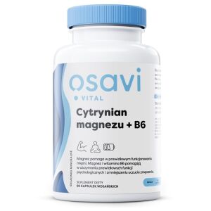 OSAVI Citrato de magnésio + B6 (90 cápsulas vegetais) - Viking Supplements