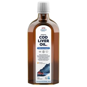 Óleo de fígado de bacalhau norueguês OSAVI 1000 mg de ómega 3