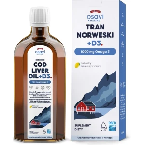 Óleo de fígado de bacalhau norueguês OSAVI +D3