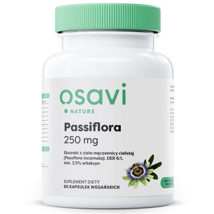 OSAVI Passiflora 250 mg (60 cápsulas vegetais) - Viking Supplements