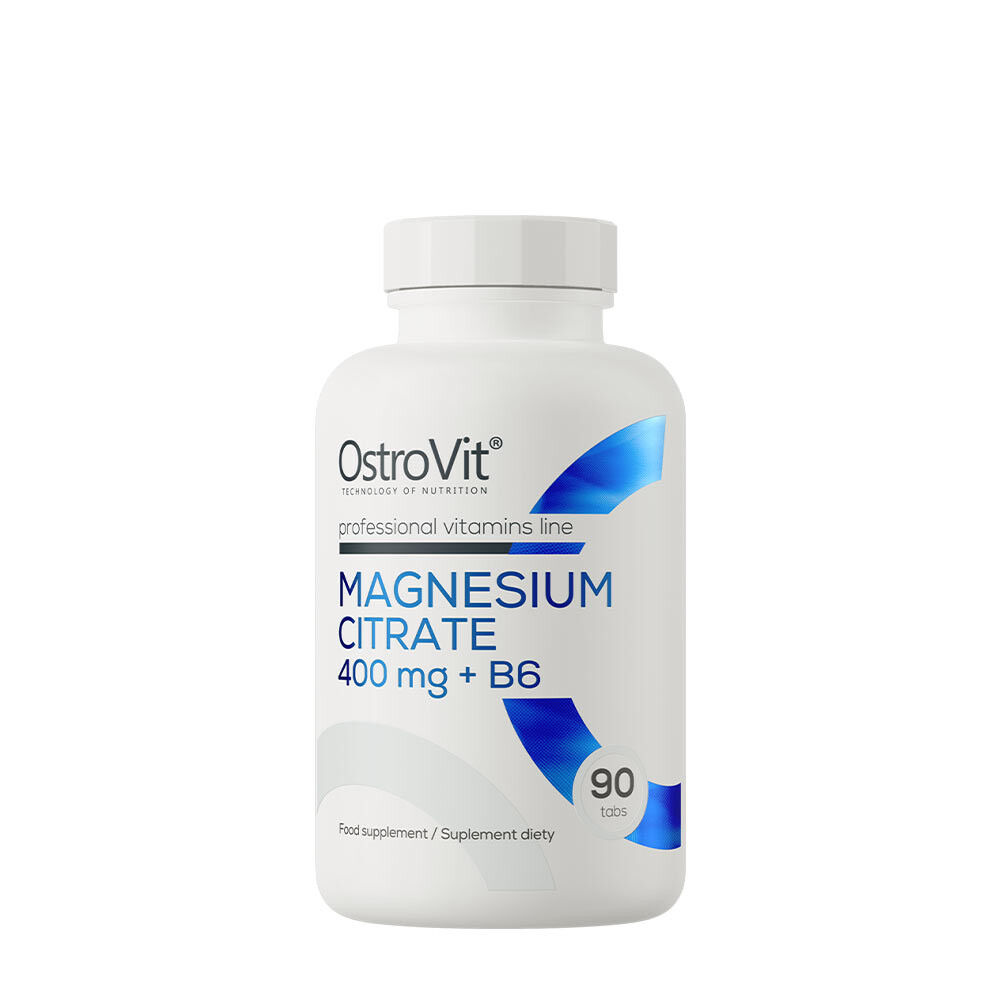 Ostrovit Citrato de Magnésio 400 mg + B6 (90 comprimidos) - Viking Supplements