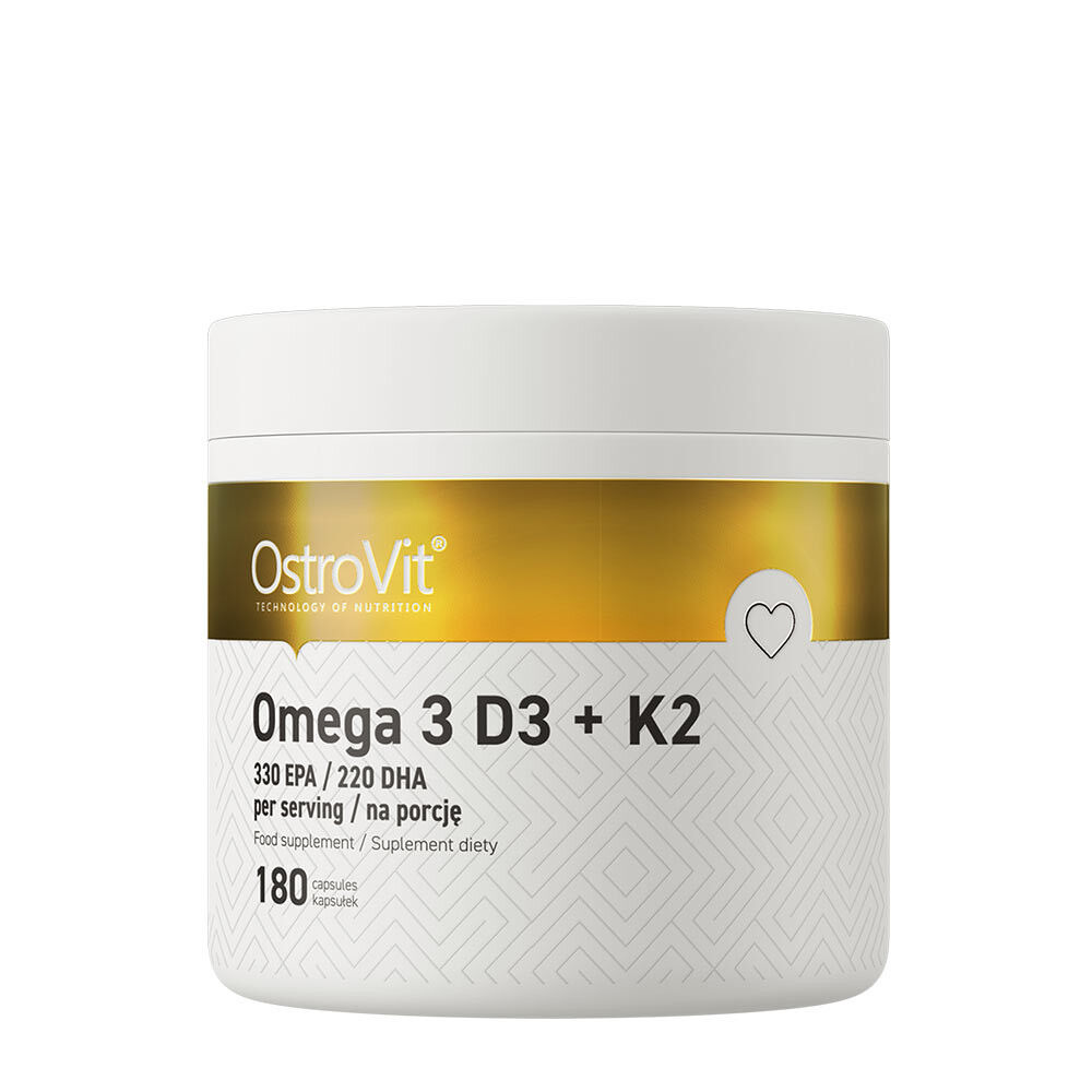 Ostrovit Omega 3 D3+K2 (180 cápsulas) - Viking Supplements