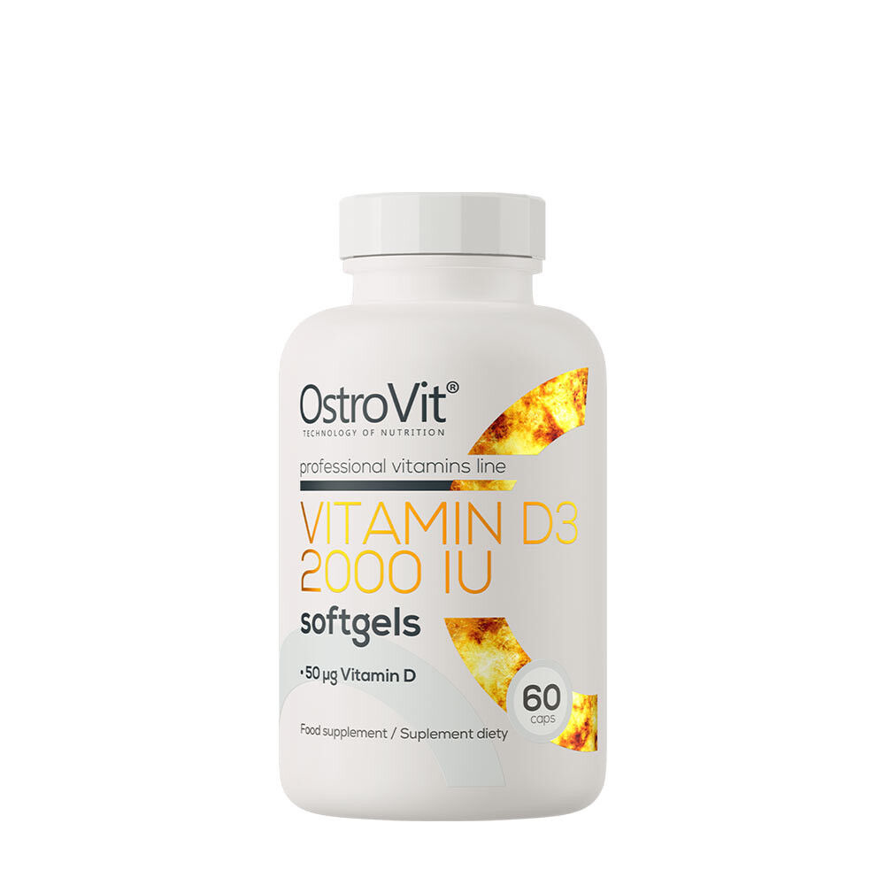 Ostrovit Vitamina D3 2000 UI (60 cápsulas moles) - Viking Supplements