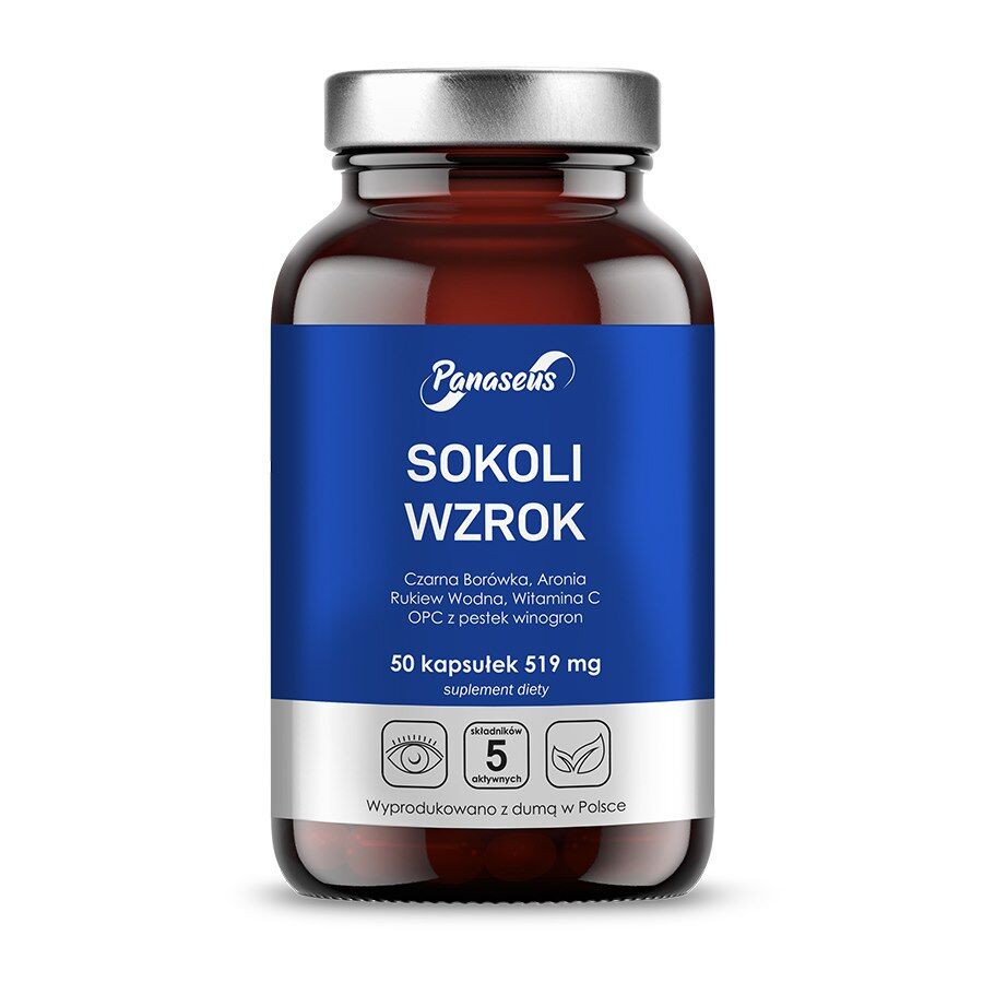 PANASEUS Falcon Eyesight (50 cápsulas) - Viking Supplements
