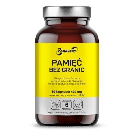 PANASEUS Memória sem fronteiras (50 cápsulas) - Viking Supplements