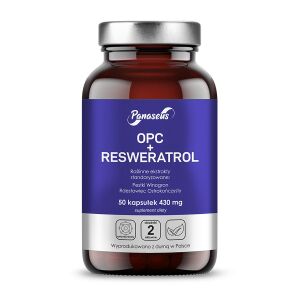 PANASEUS OPC + resveratrol (50 cápsulas) - Viking Supplements