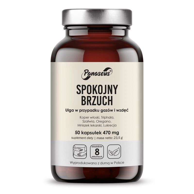 PANASEUS Estômago tranquilo (50 cápsulas) - Viking Supplements