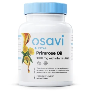 Óleo de prímula com vitamina A e E