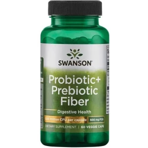 Probiótico + Fibra Prebiótica - 60 cápsulas vegetais - Viking Supplements