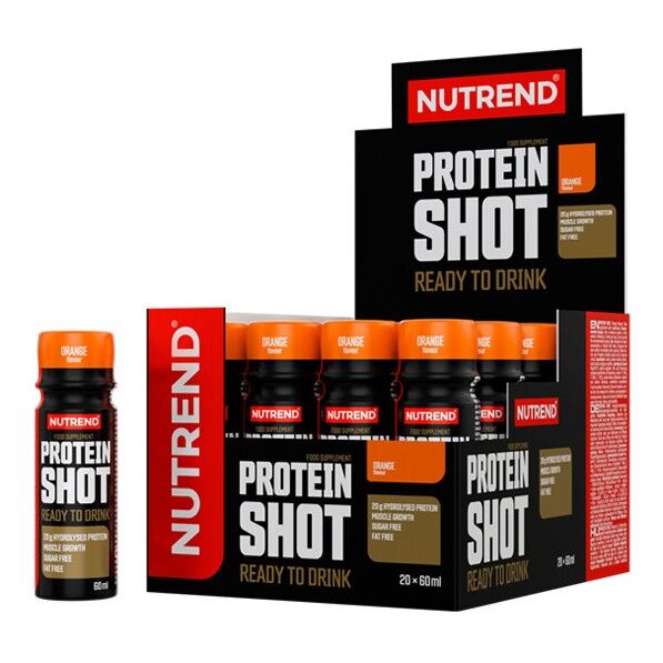 Nutrend - Protein Shot, Orange - 20 x 60 ml.