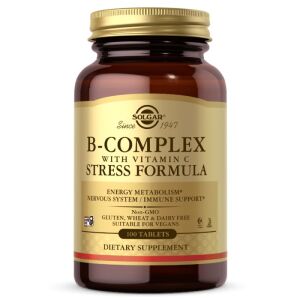 SOLGAR Complexo B com Vitamina C (100 comprimidos) - Viking Supplements