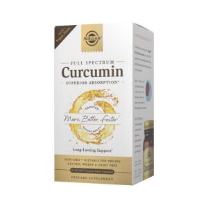 SOLGAR Curcumina de Espectro Completo, Forma Vegana (90 cápsulas) - Viking Supplements