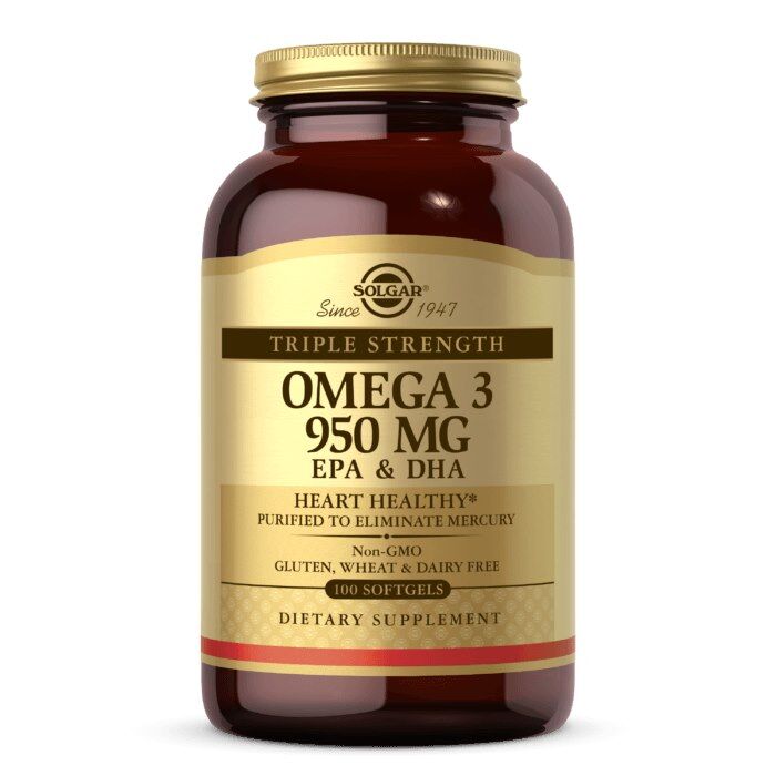 Solgar - Omega 3, 950 mg EPA & DHA, 100 kapsler