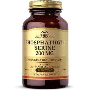 SOLGAR Fosfatidilserina 200 mg (60 cápsulas gelatinosas) - Viking Supplements