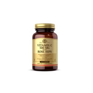 SOLGAR Vitamina C 500 mg com roseira brava (100 comprimidos) - Viking Supplements