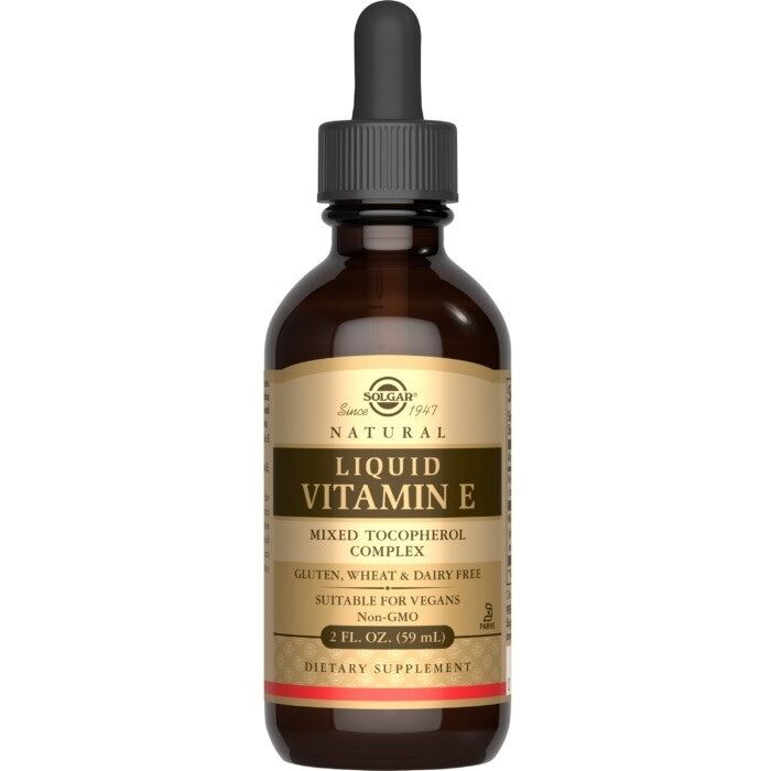 SOLGAR Vitamin E, naturlig væske (59 ml / 2 fl. oz.) billede