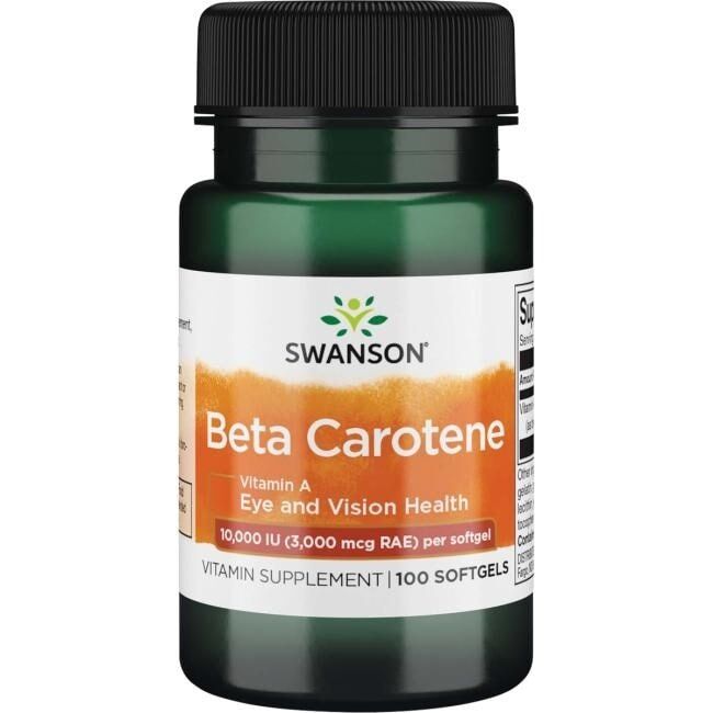 SWANSON Beta Carotene 10.000IU 100k - Viking Supplements