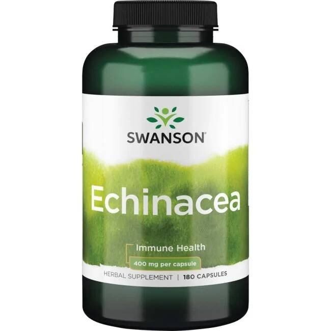SWANSON Echinacea 400mg 180kaps - Viking Supplements