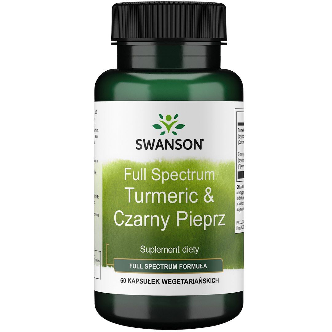 SWANSON FS Turmeric Czarny pieprz 60 kaps - Viking Supplements