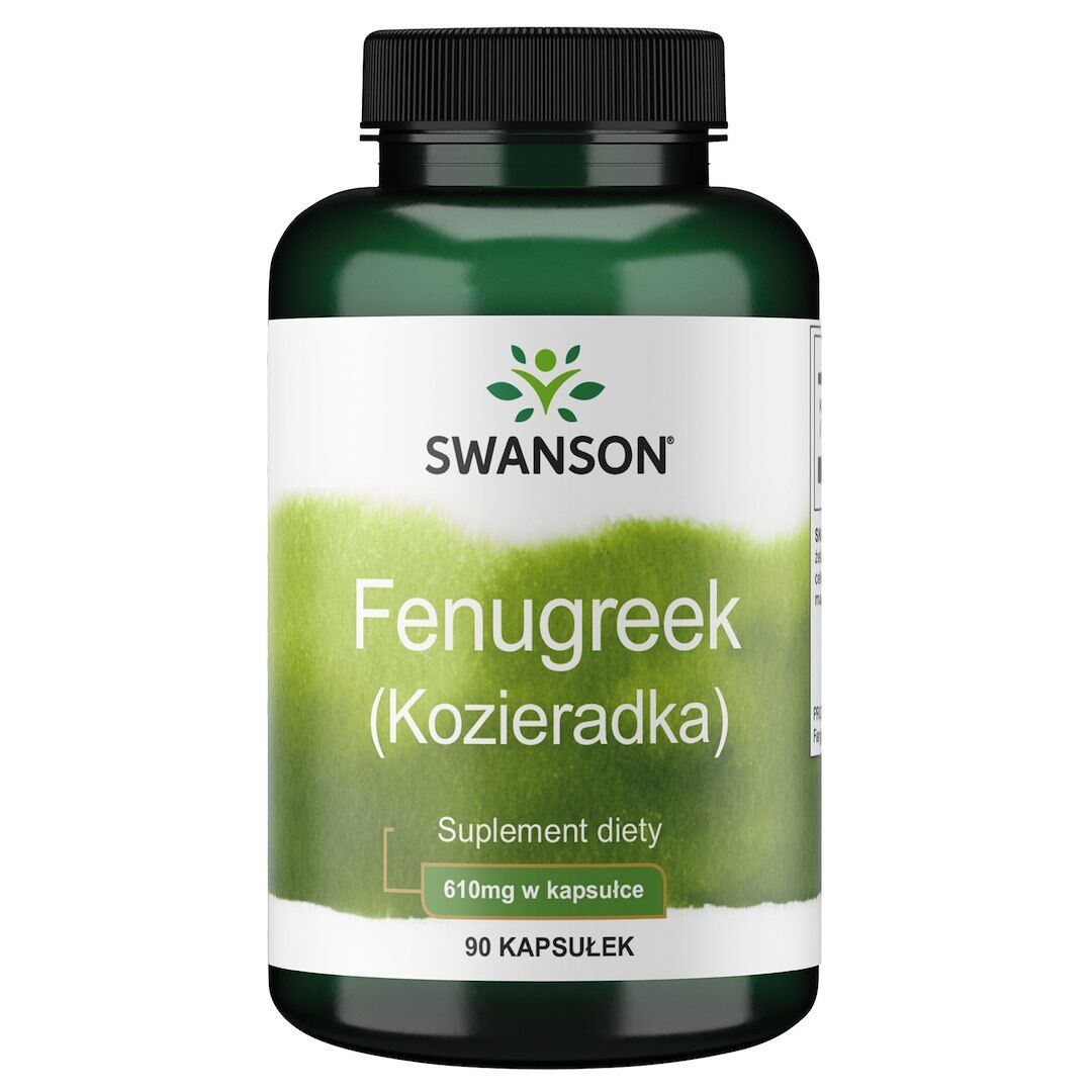 SWANSON Fenugreek (Kozieradka) 610mg 90 kaps - Viking Supplements