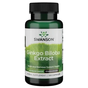 SWANSON Extrato de Ginkgo Biloba GinkgoSelect 60 mg 120k - Viking Supplements