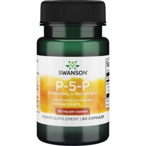 SWANSON Witamina B-6 20mg 60 kaps - Viking Supplements