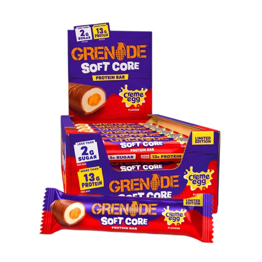 Grenade - Proteinstænger med blød kerne + 18 x 45 g Creme Egg - Creme-æg + 18 x 45 g